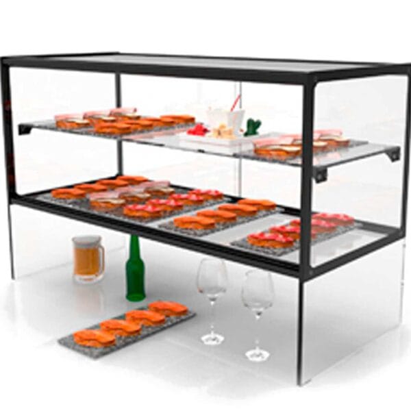 Sayl Expositor Zeppelin con Estante y Pasaplatos