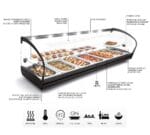 Sayl Vitrina Shark Baño María 2 Pisos - Imagen 3