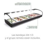 Sayl Vitrina Refrigerada Shark Grupo Remoto GN - Imagen 2