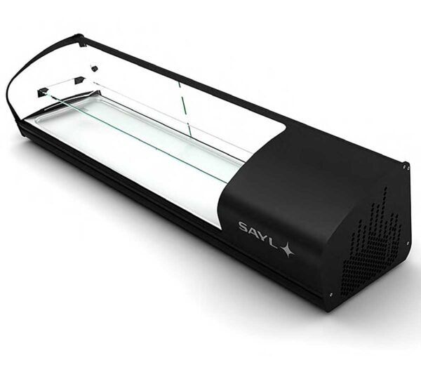 Sayl Vitrina Refrigerada Shark 2P Tapas Cuba Plana - Imagen 3