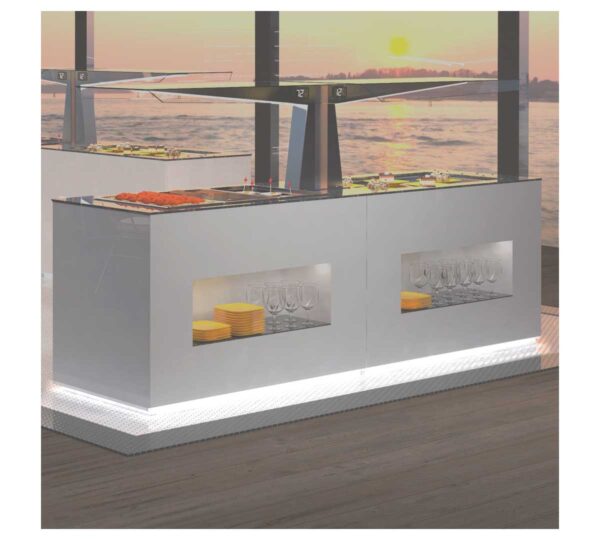 Sayl Buffet Line con Autoservicio Placa Caliente - Imagen 11