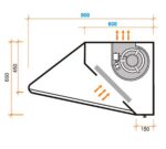 Altex Campana de Pared Basic Monobloc 90 - Imagen 2