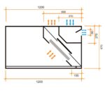 Altex Campana de Pared Reversible Compensada 120 - Imagen 2