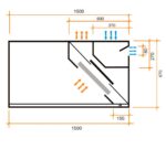 Altex Campana de Pared Reversible Compensada 150 - Imagen 2