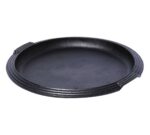 Comas Plato Hierro Fundido + Base de Madera de Acacia - Imagen 2