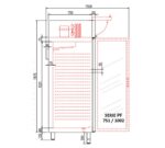 Coreco Armario Congelador GN 2/1 ACGE-751 - Imagen 2