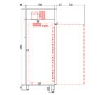Coreco Armario Congelador GN 2/1 Alta Eficiencia HECG-1002 - Imagen 3