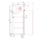 Coreco Armario Refrigerado GN 2/1 AGR-2003 - Imagen 4