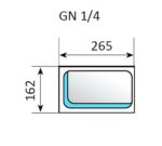 Coreco Cubeta Acero Inox GN 1/4 - Imagen 2
