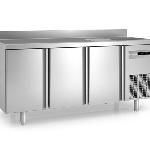 Coreco Mesa Fría Gama 700 GN 1/1 con Fregadero MRGF-200