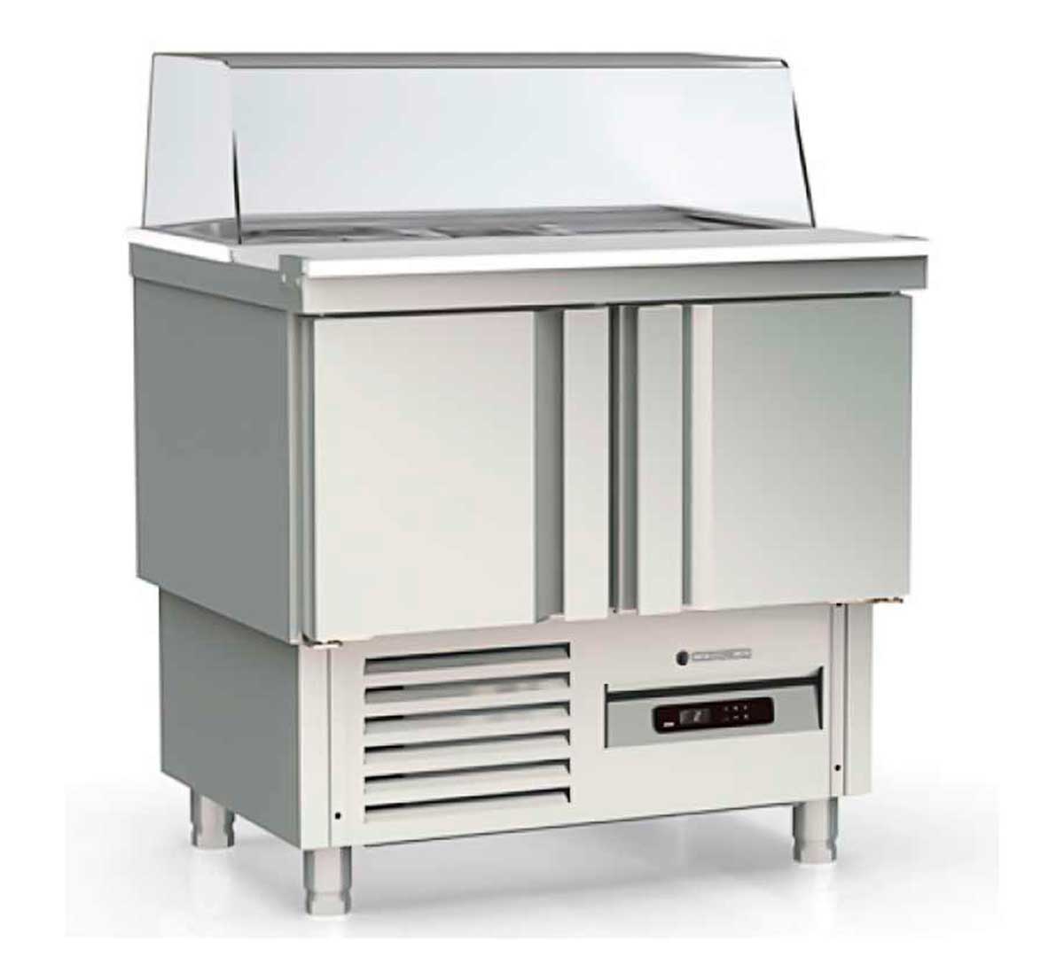 coreco-mesa-fria-ingredientes-gn-mfs-c-01.jpg Coreco Mesa Fría Saladette GN 1/1 Encimera Abierta MFSC - Imagen 1