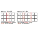 Coreco Mesa Fría Saladette GN 1/1 Encimera Abierta MFSC - Imagen 3