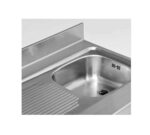 Coreco Mesa Fría Gama 700 GN 1/1 con Fregadero MRGF-250 - Imagen 2