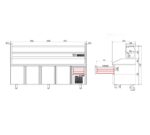 Coreco Mesa Fría Pizza Cajón Neutro - Imagen 3