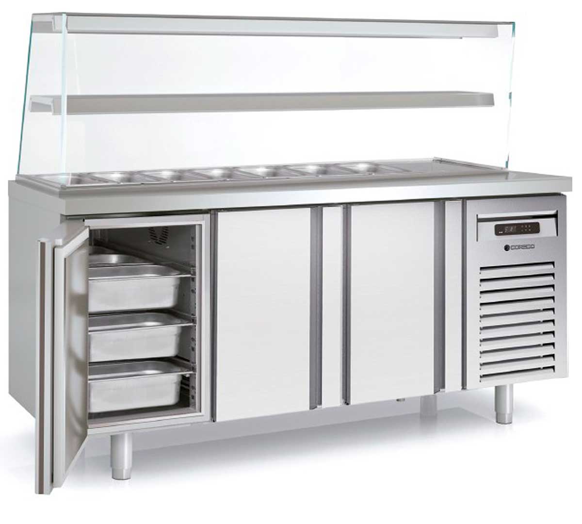 coreco-mesa-kebab-01.jpg Coreco Mesa Refrigerada GN Kebab - Imagen 1