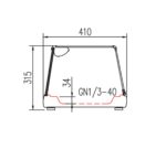 Coreco Vitrina de Tapas Fría BPC GN Apertura Trasera - Imagen 4